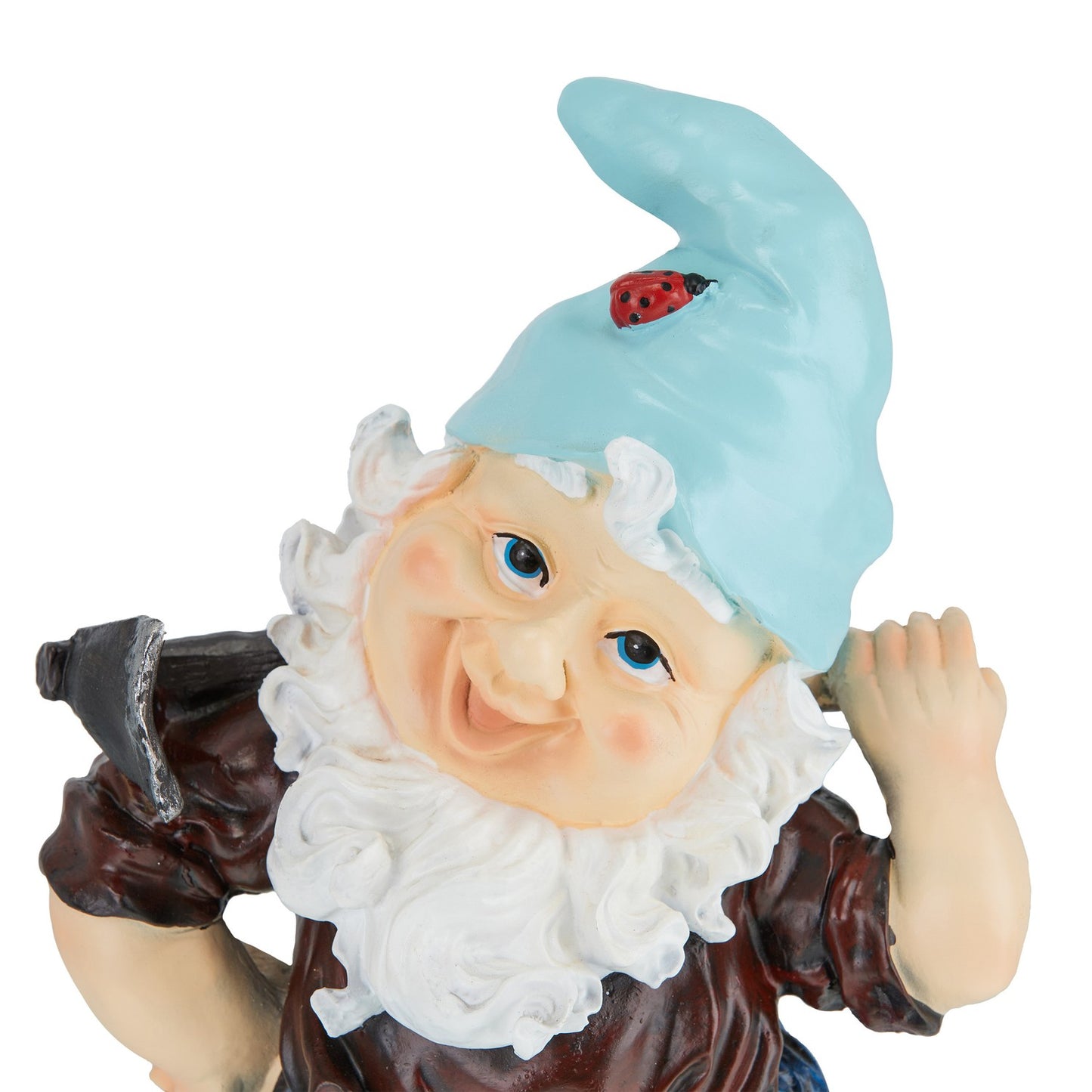 Garden gnome with pickaxe