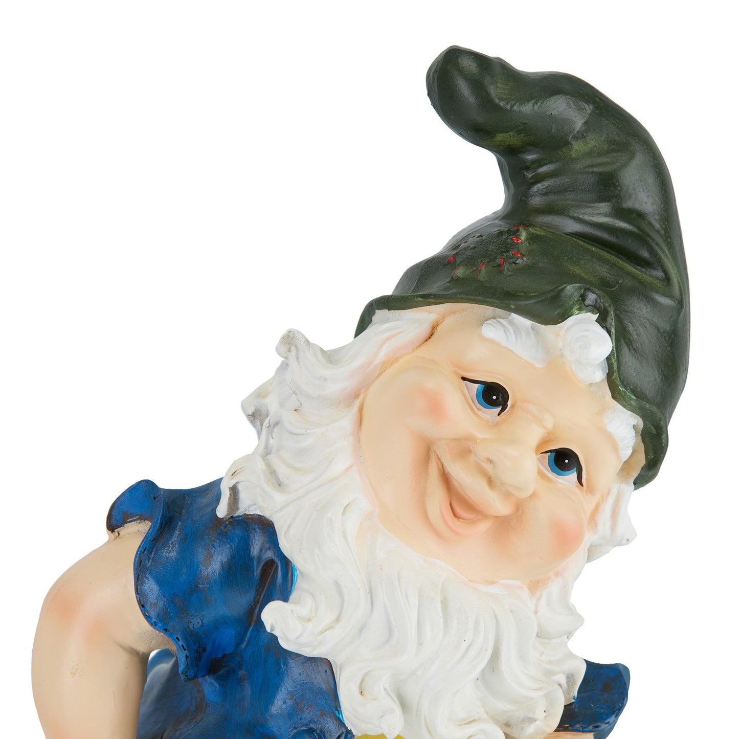Garden gnome with wheelbarrow