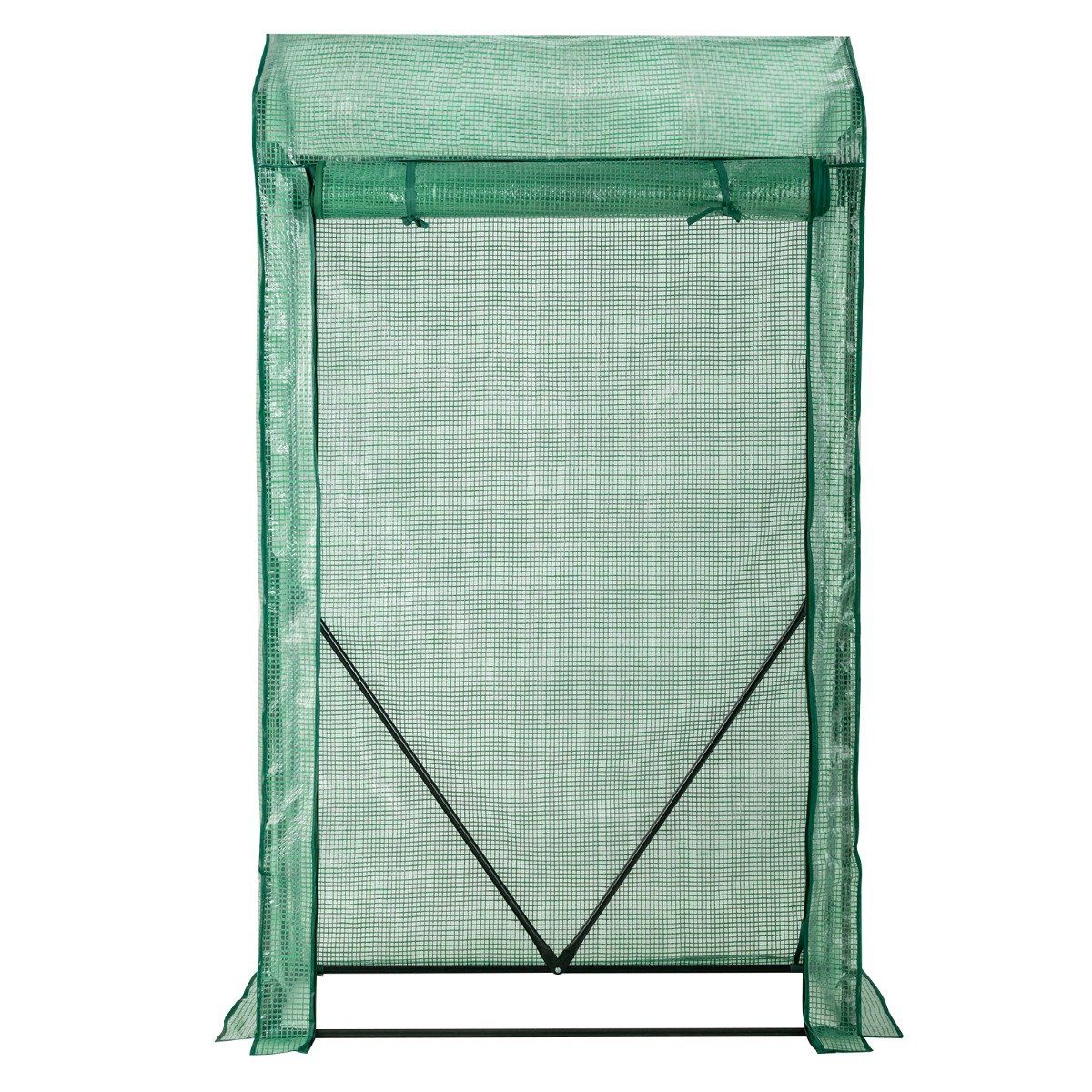 Garden greenhouse 100 x 50 x 170 cm Walk-in garden greenhouse Green