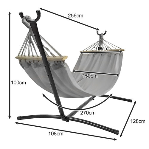 Garden hammock 200x150cm Gardlov with frame 25466