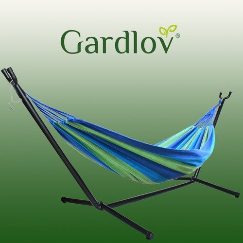 Garden hammock 200x150 cm with a frame