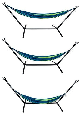 Garden hammock 200x150 cm with a frame