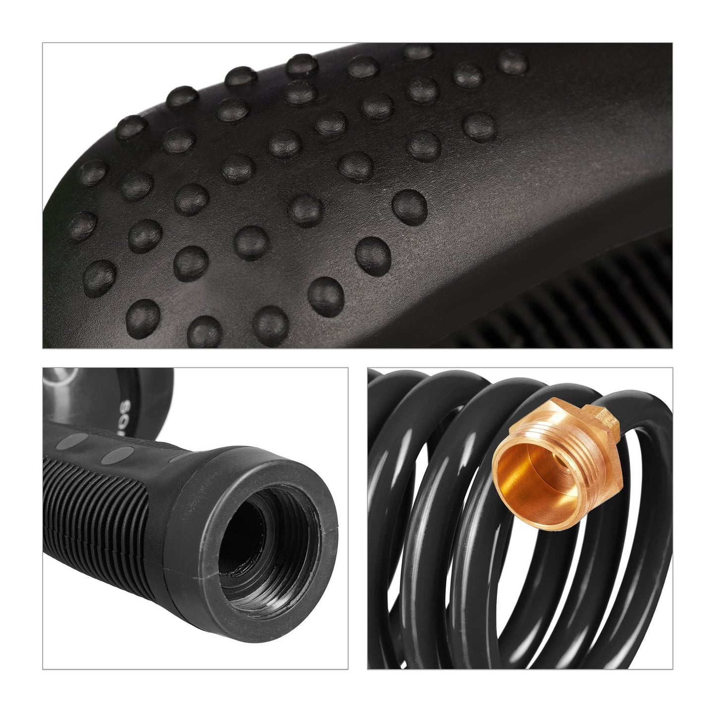 Garden hose with spray gun 10 m