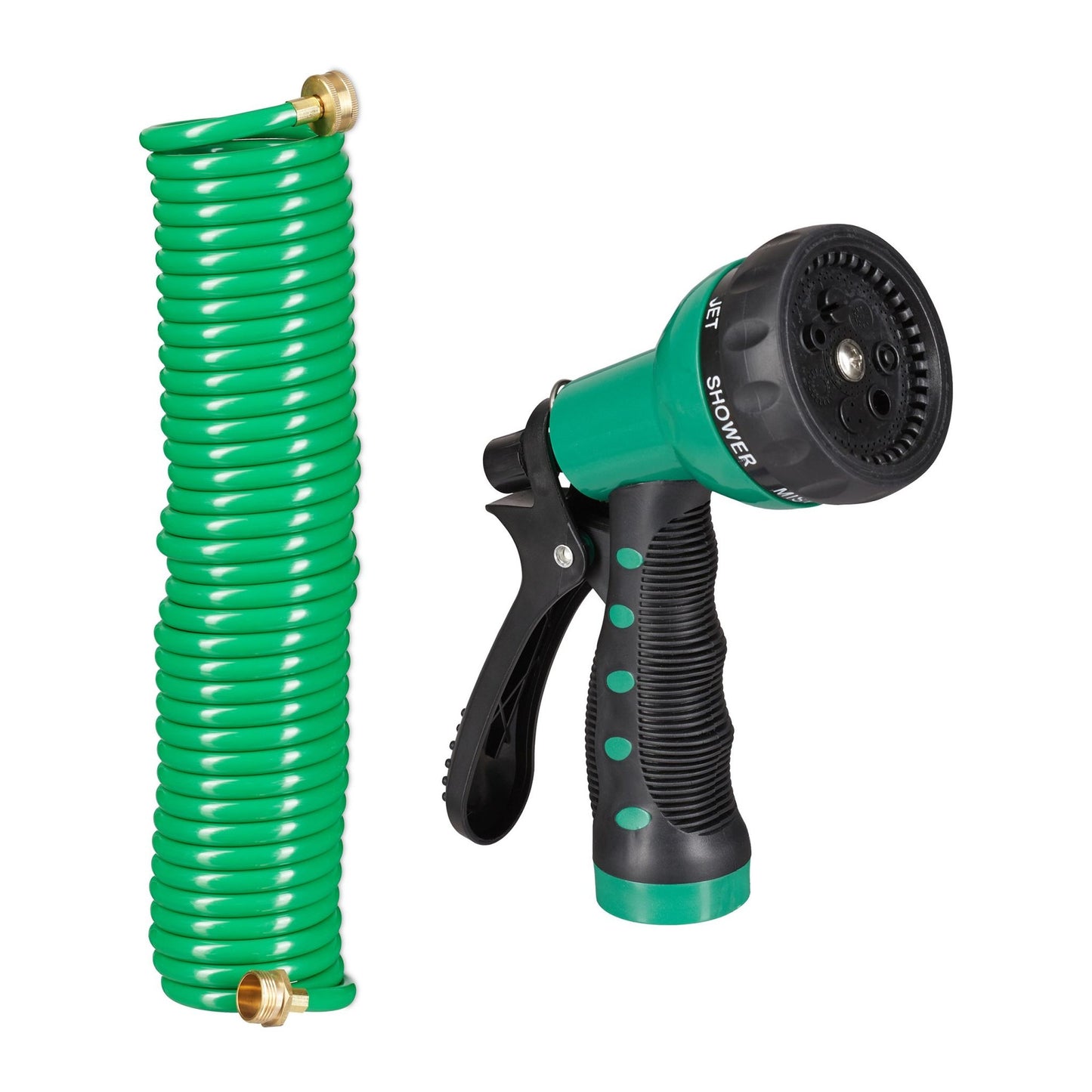 Garden hose with spray gun 10 m