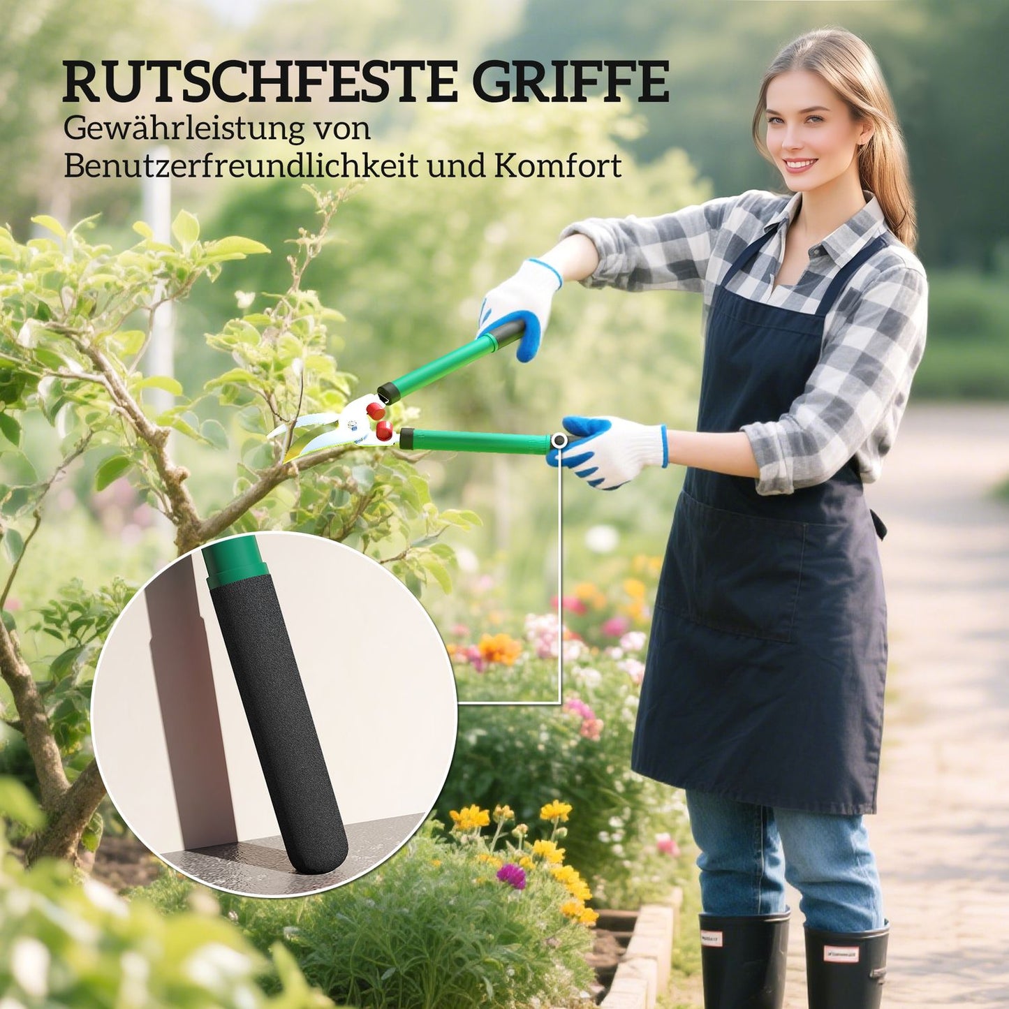 Garden Pruning Set – 2-Piece, Non-Stick Steel Blades