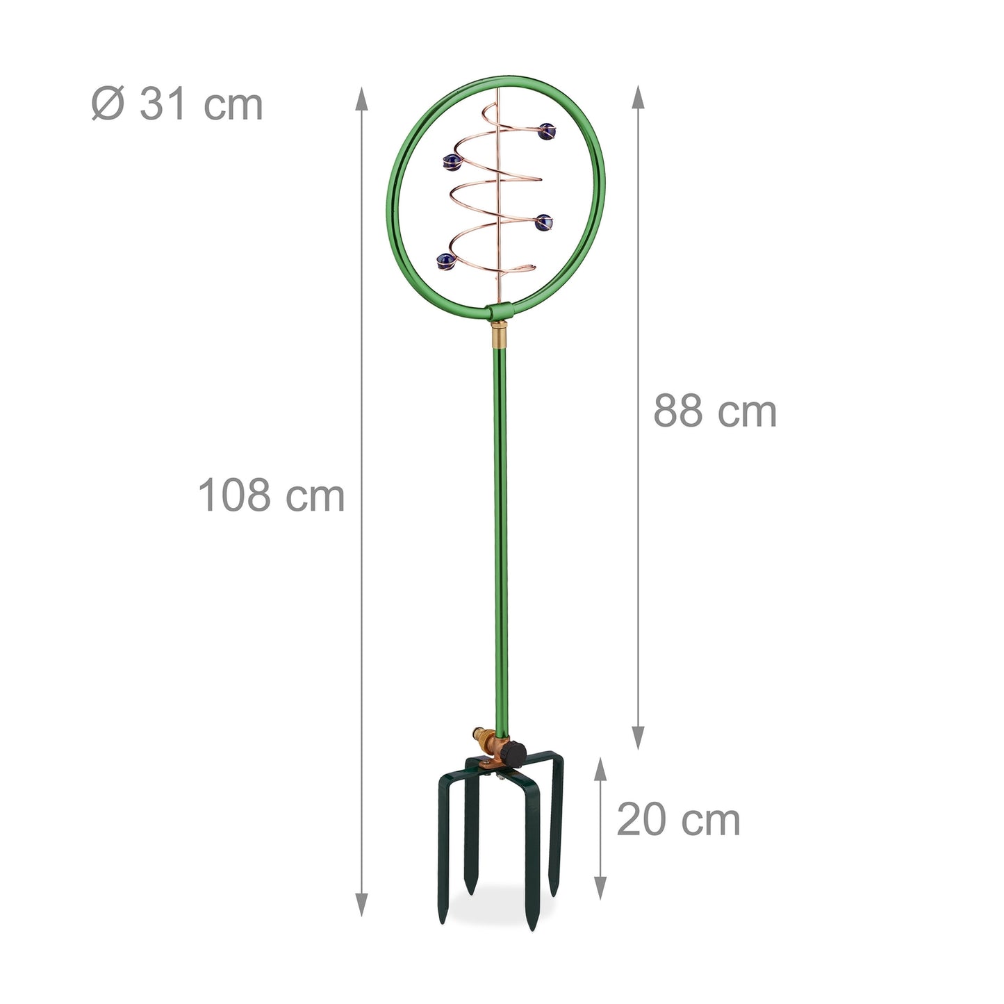 Garden sprinkler green