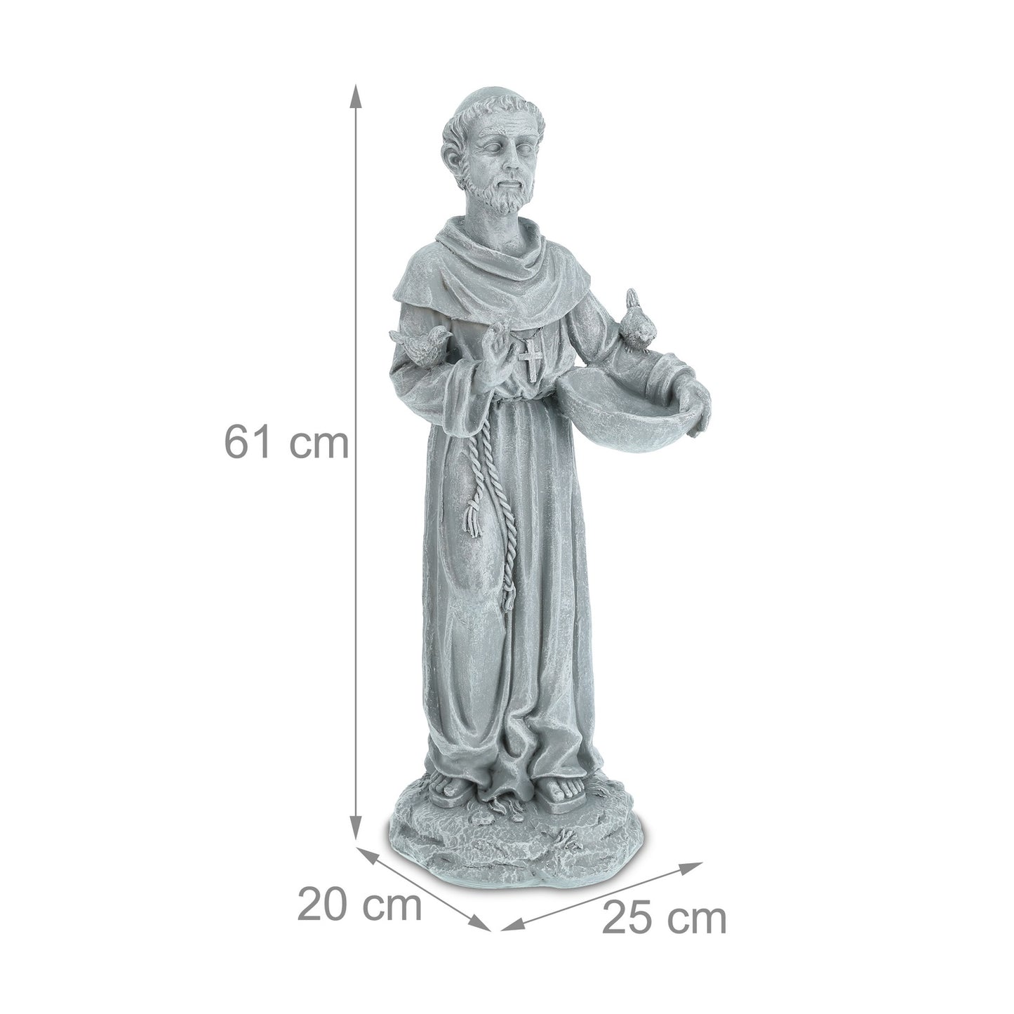 Garden statue, Saint Francis