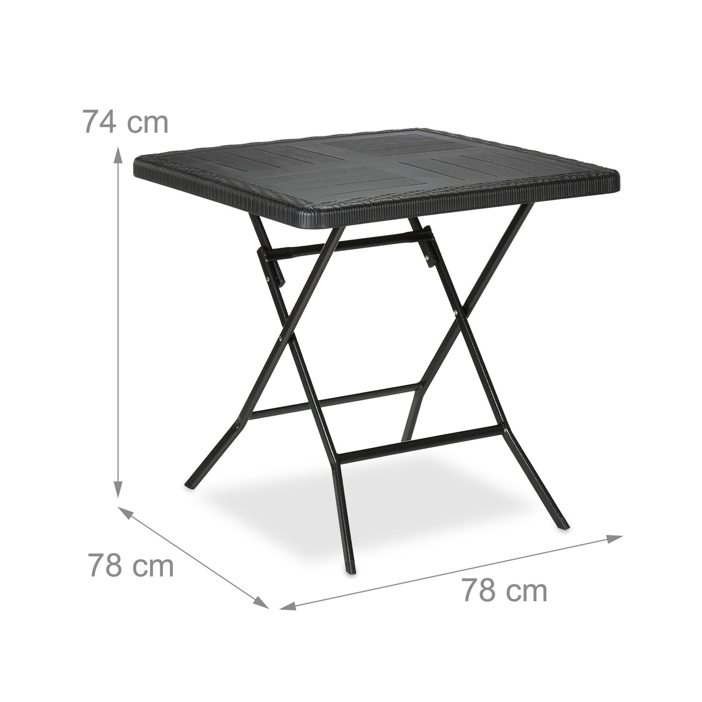 Garden table in wooden look