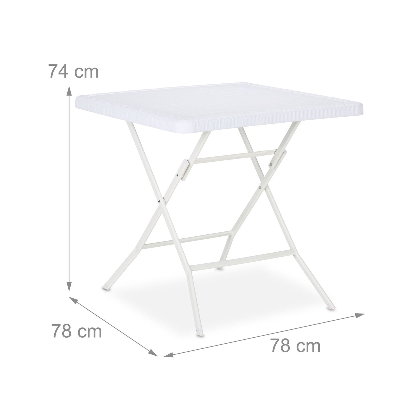 Garden table in wooden look