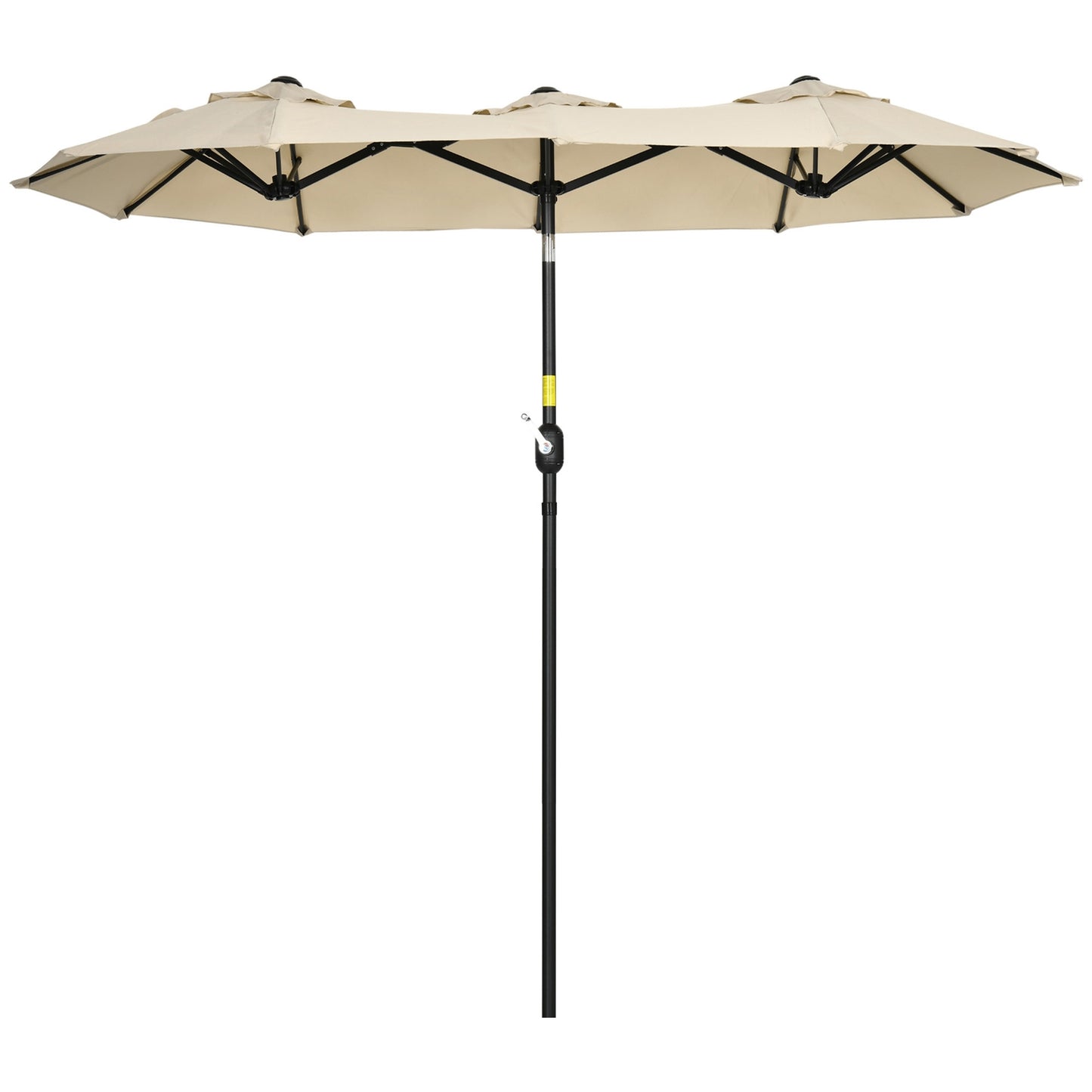 Garden Market Umbrella, 285x147cm, Tilt & Wind Roof