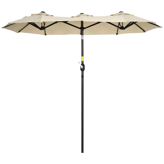 Garden Market Umbrella, 285x147cm, Tilt & Wind Roof