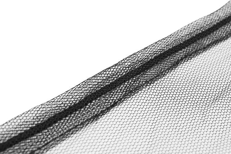 Garden umbrella mosquito net 3.5m - black