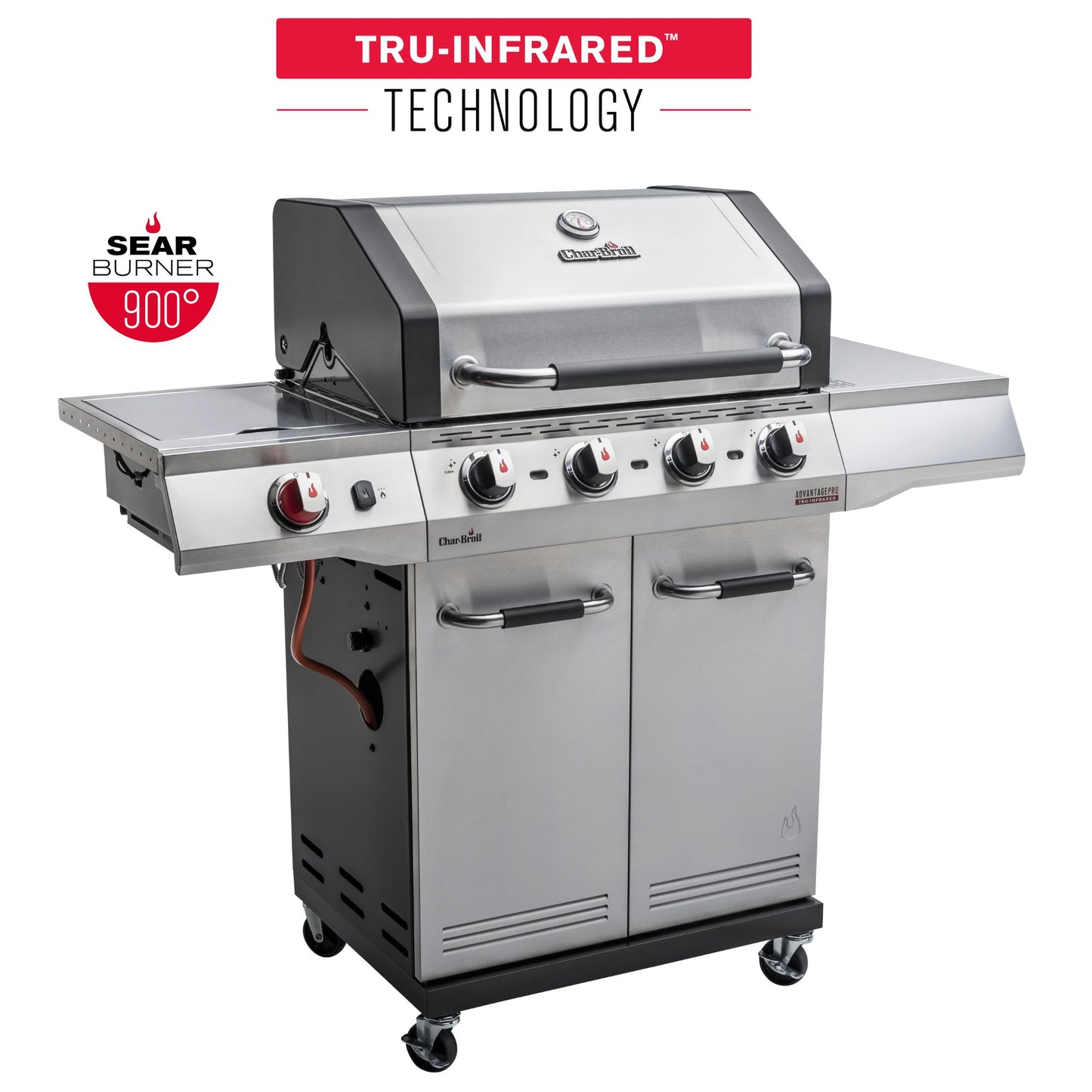 Gas Grill with TRU-Infrared Technology, Stainless Steel