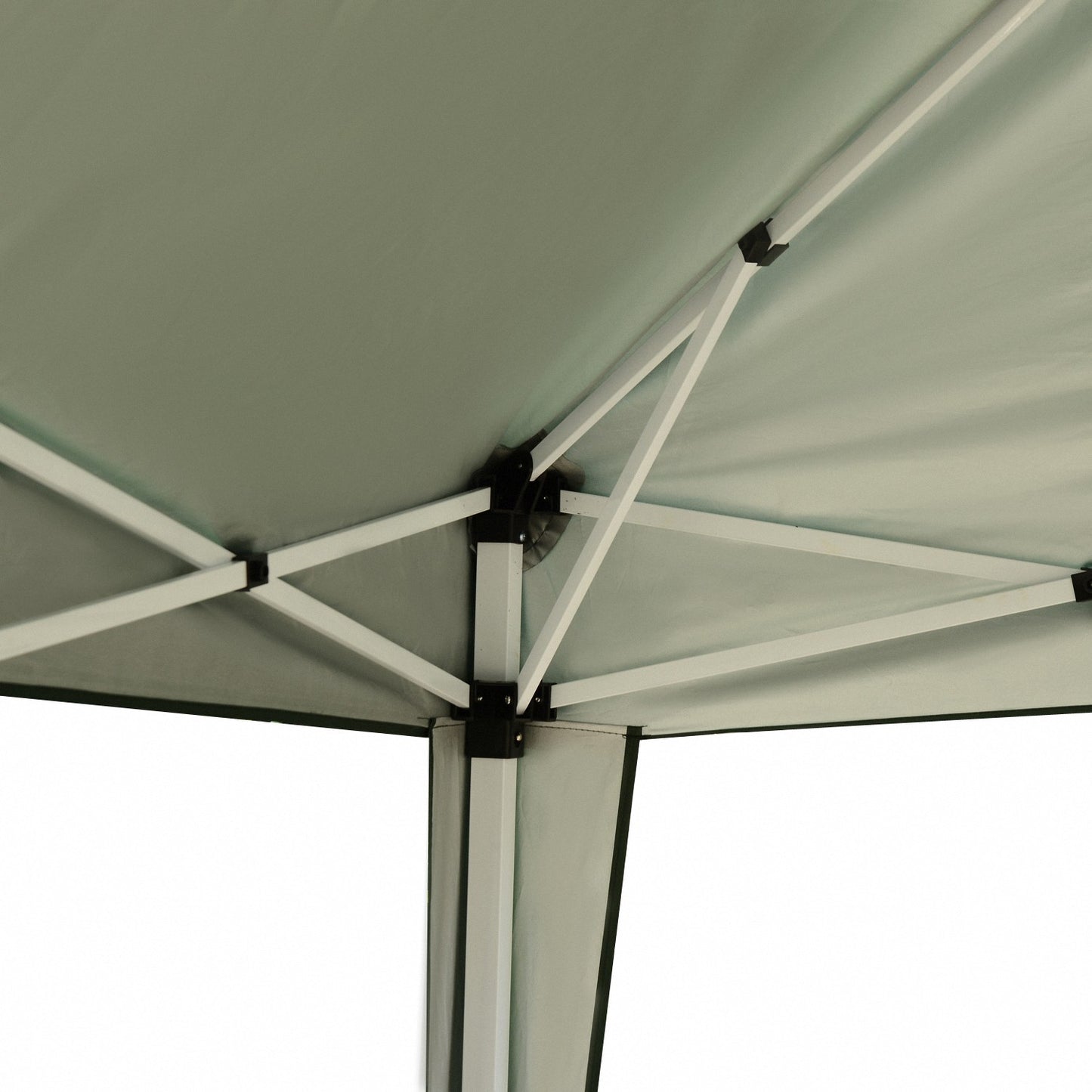 Pop-Up Gazebo 2.95x2.95M, UV-resistant collapsible steel frame