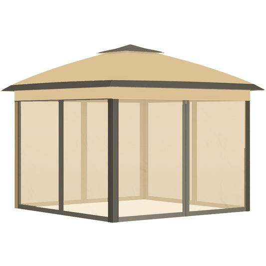 Pop-Up water-repellent gazebo, 3.3x3.3m, UV protection