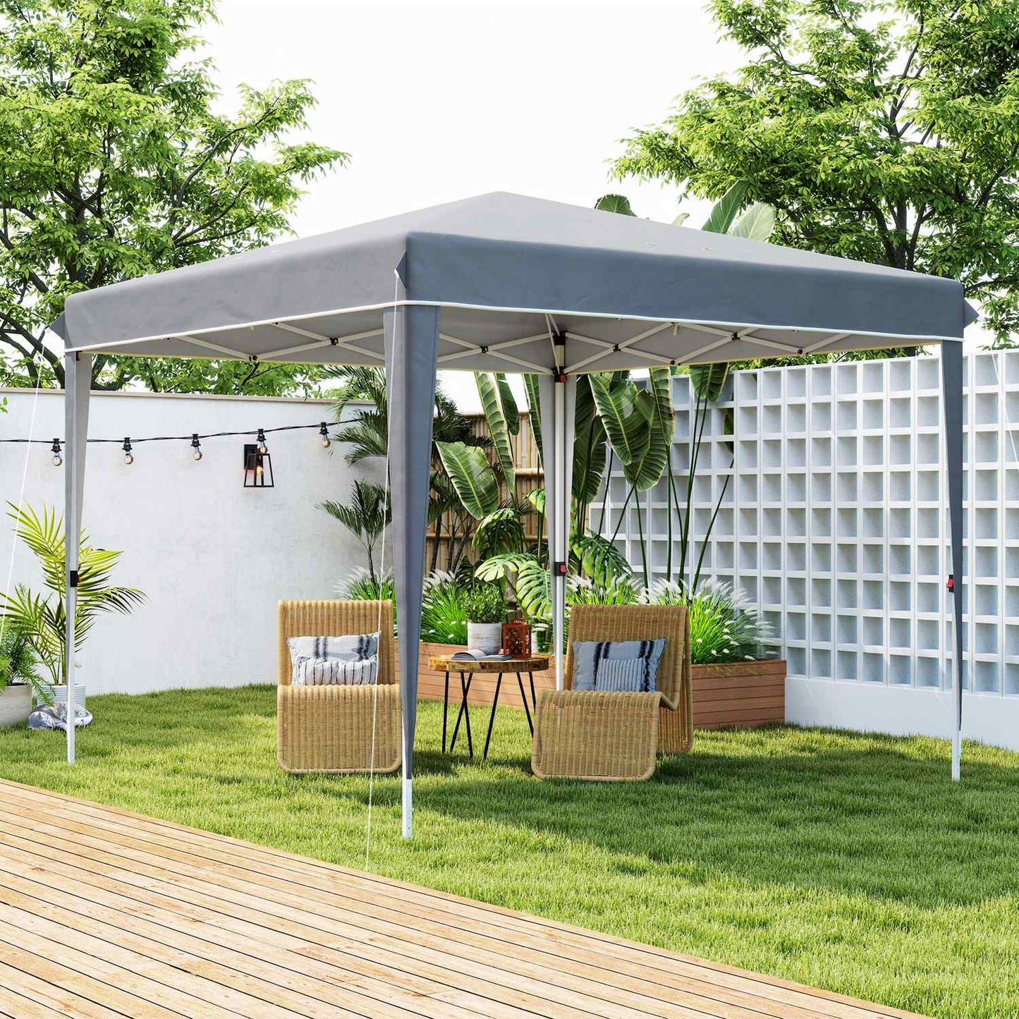 Pop-Up 3x3m Gazebo, water-repellent, UV50+ protection