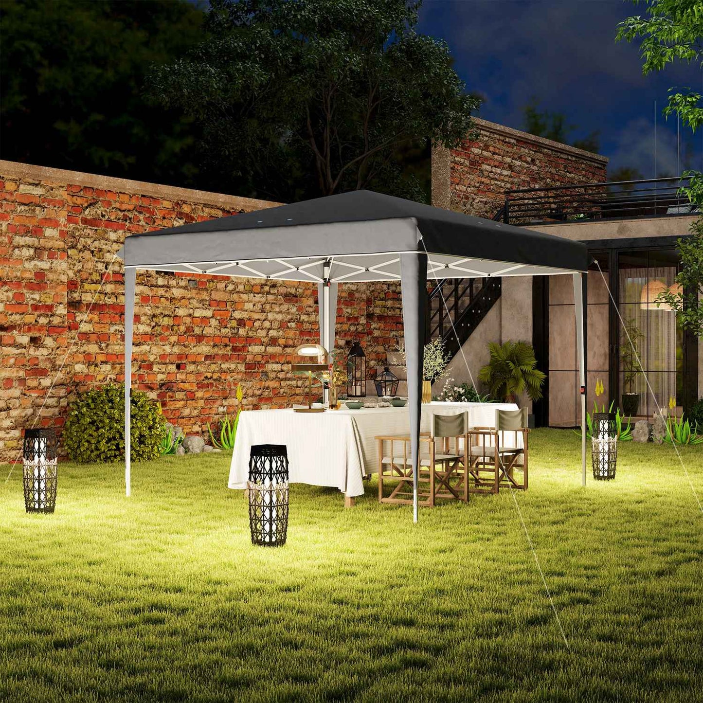 Pop-Up 3x3m Gazebo, water-repellent, UV50+ protection