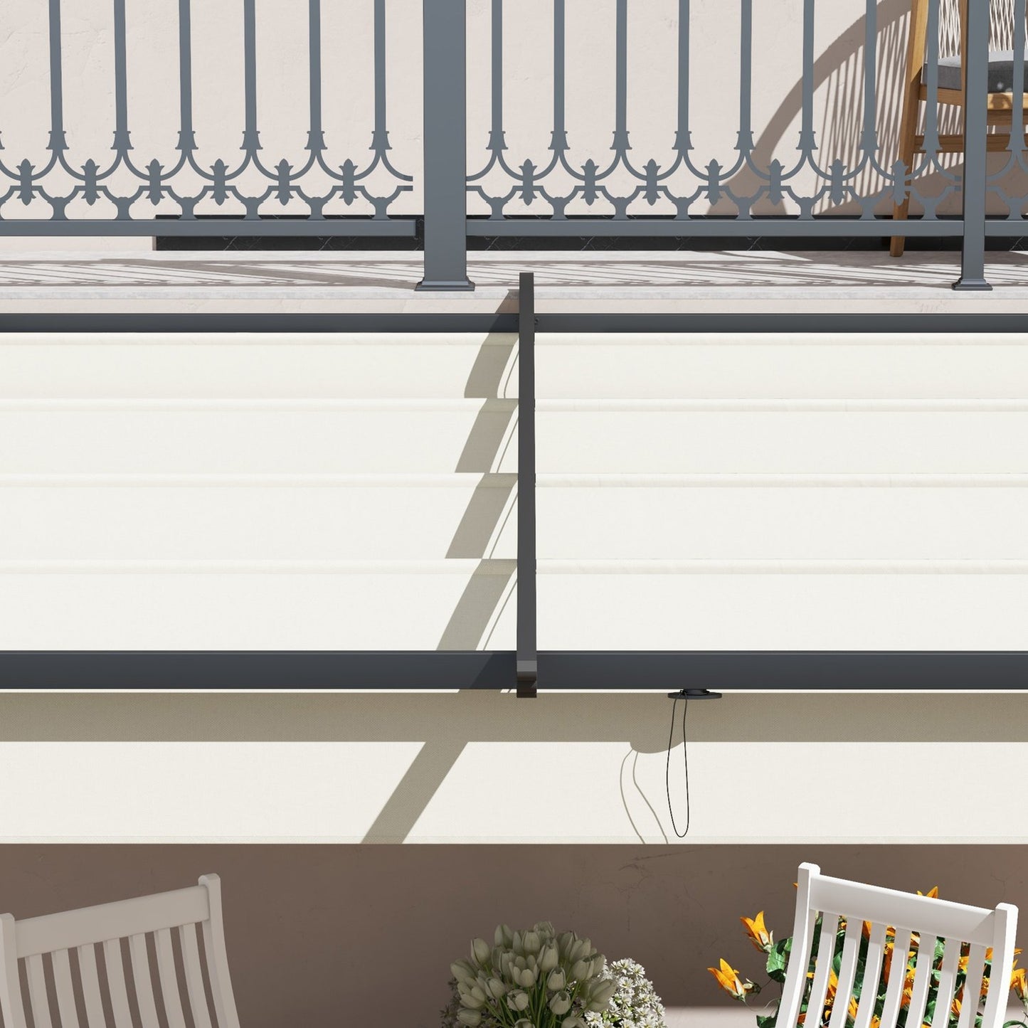 Adjustable 3 x 3m Pergola Gazebo Canopy for Patio and Garden