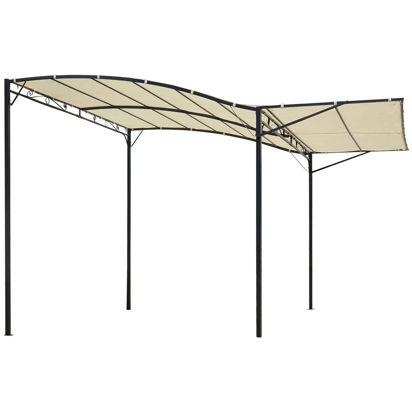 Garden gazebo with UV protection, steel & polyester 3x2.5m