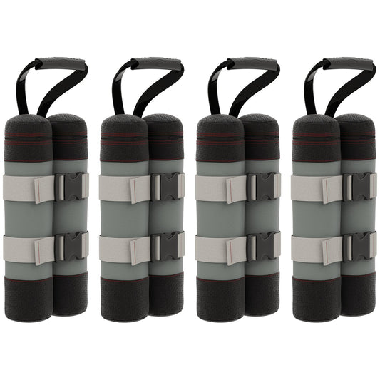 Gazebo Sandbag Weights - Set of 4, Oxford Fabric, Grey