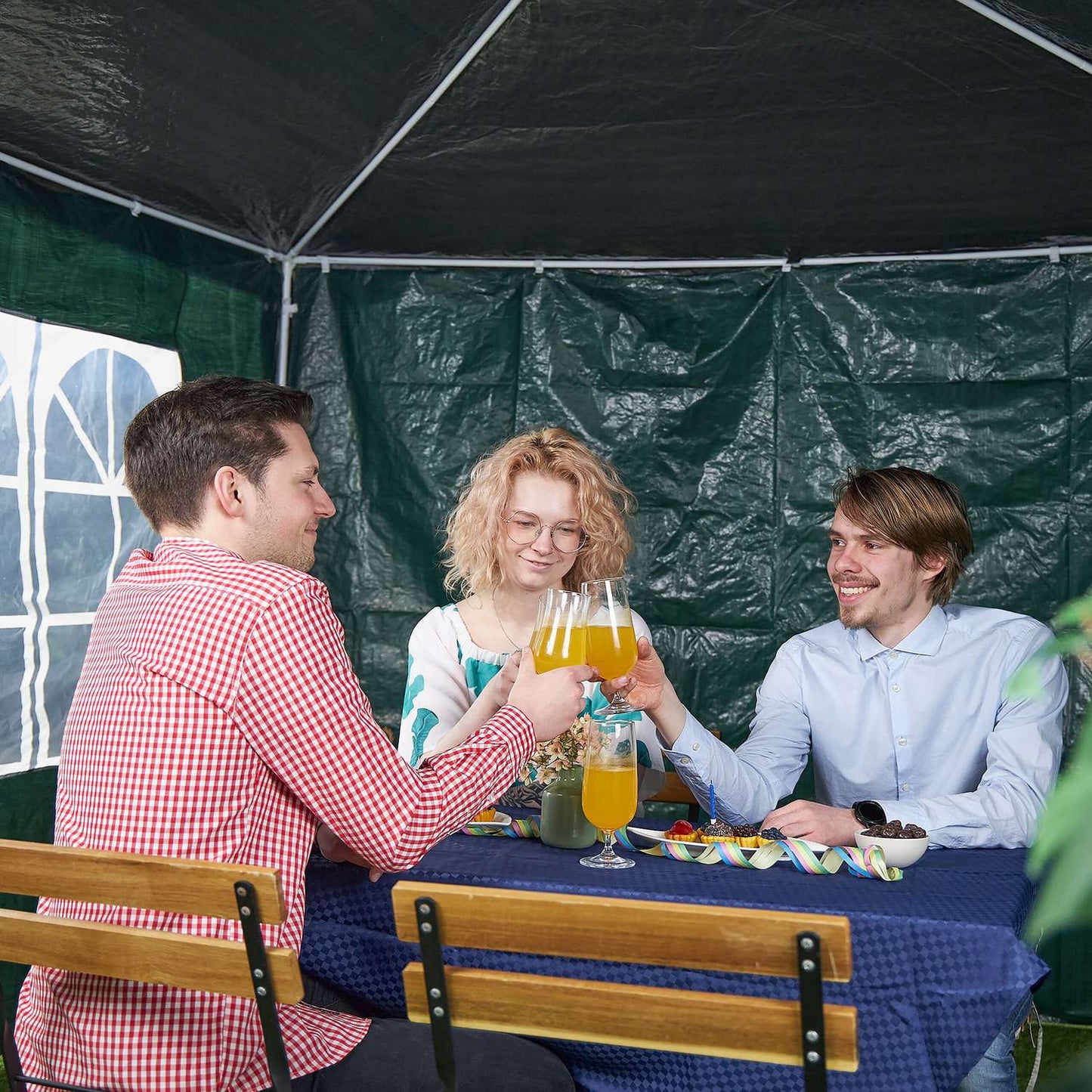 Gazebo Side Panels Set – Weatherproof, Tear-Resistant