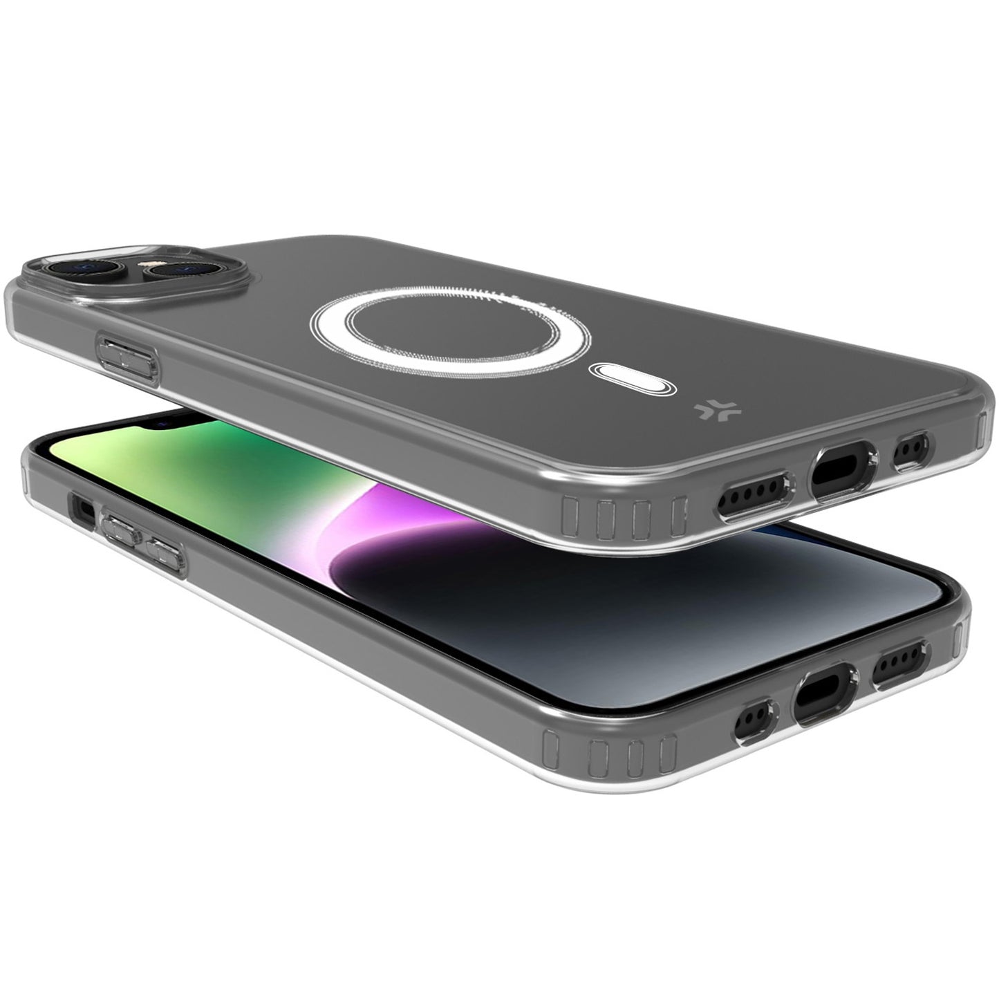 Gelskinmag Magnetic TPU Cover iPhone 15 Transparent