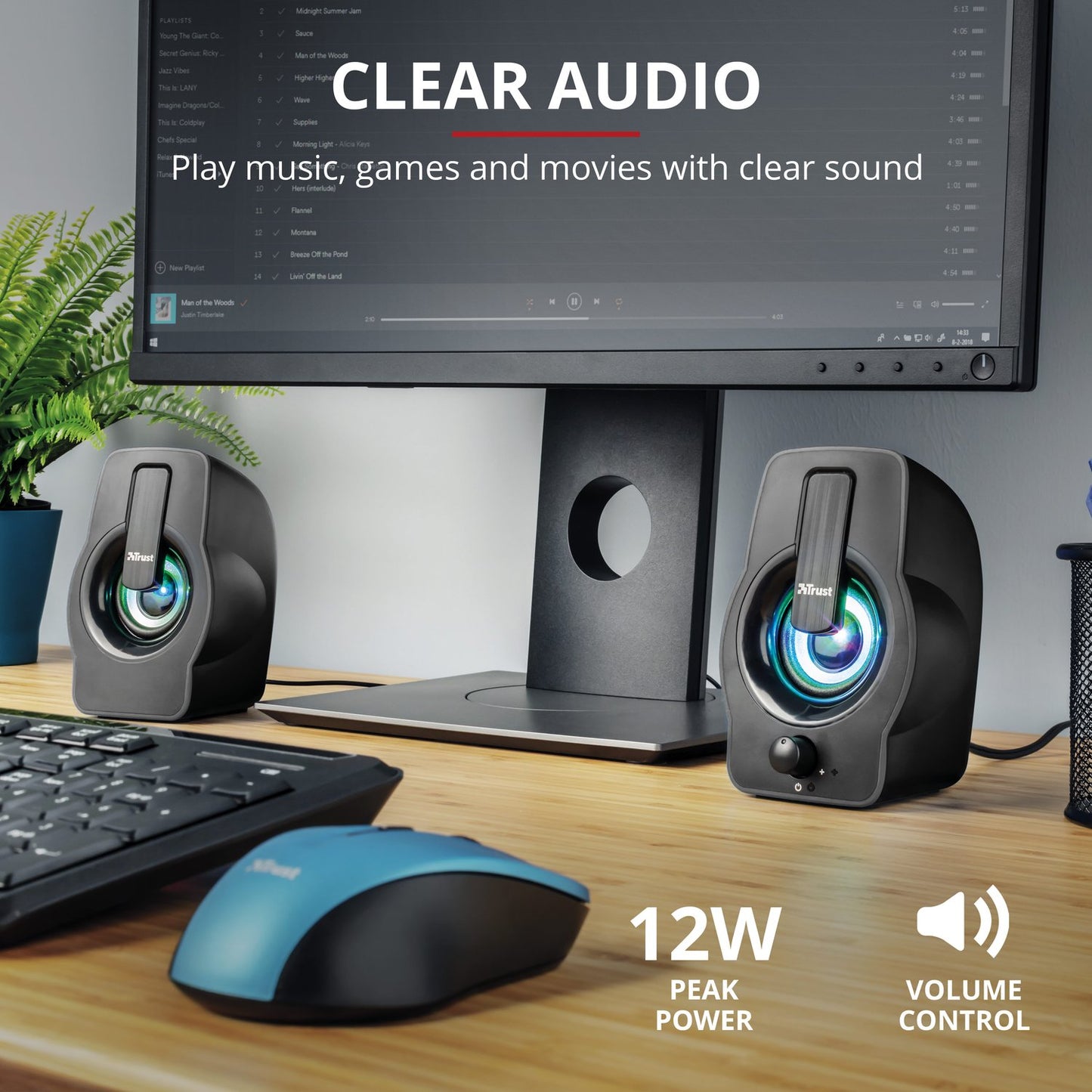 Gemi 2.0 RGB illuminated speakers