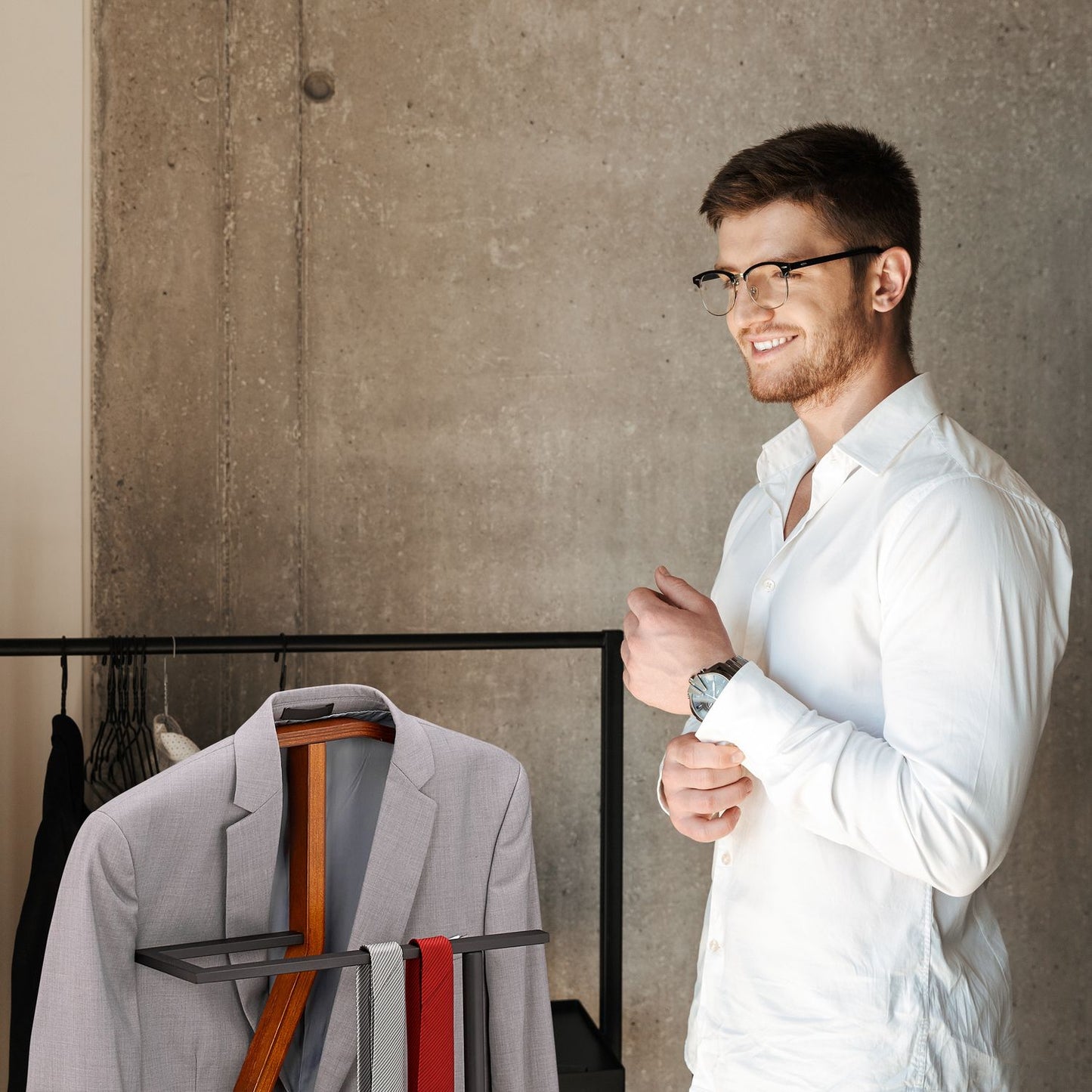 Gentleman Valet Suit Stand