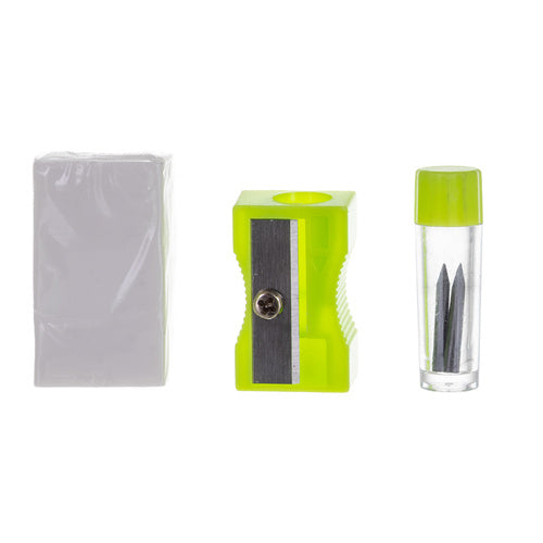 Geometric Drawing Set, 10 Pieces, Ruler & Compass