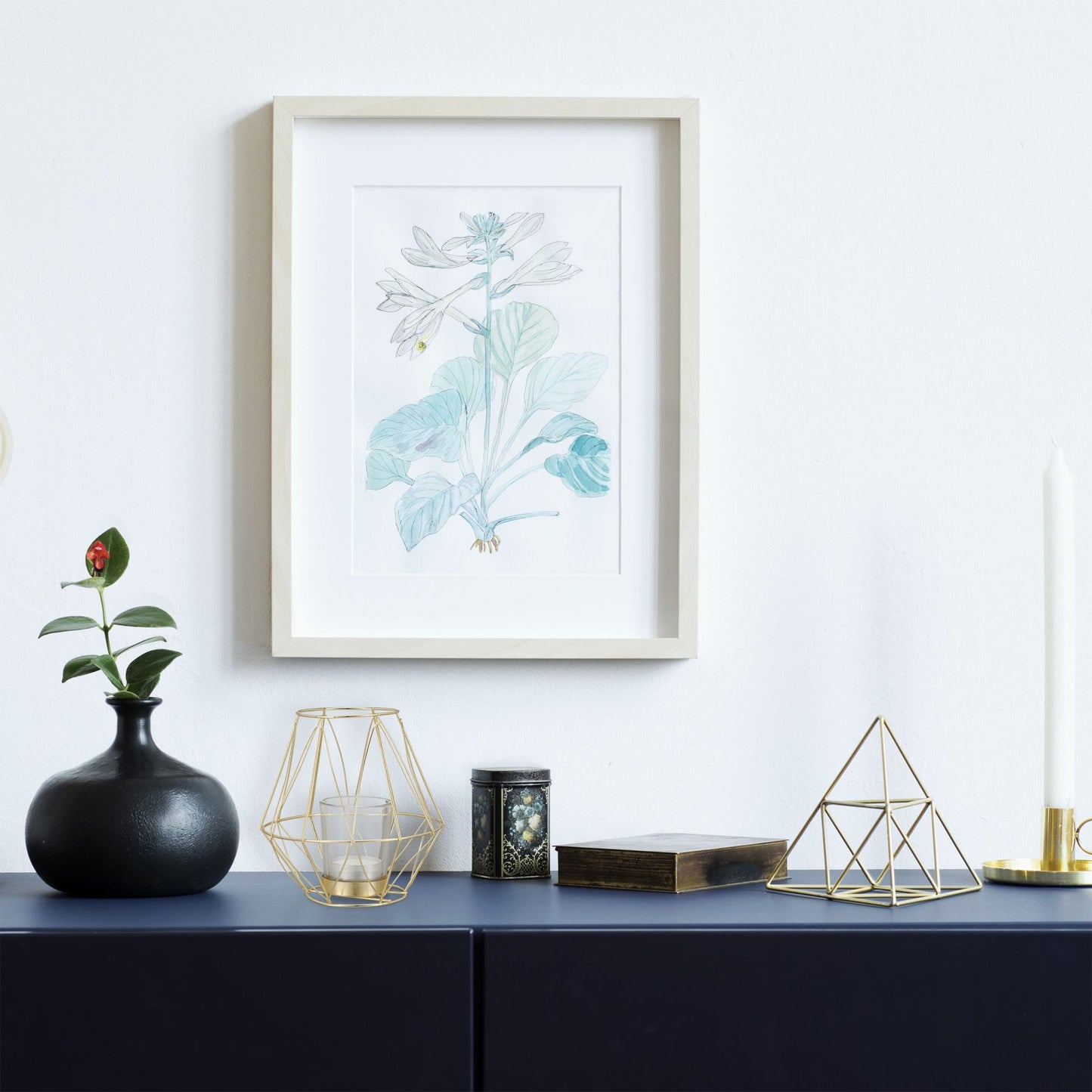 Geometric tealight holder