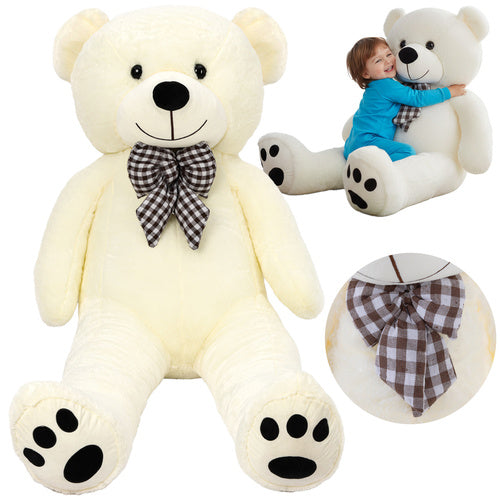 Giant 180cm Teddy Bear, Cream, Soft Plush Toy