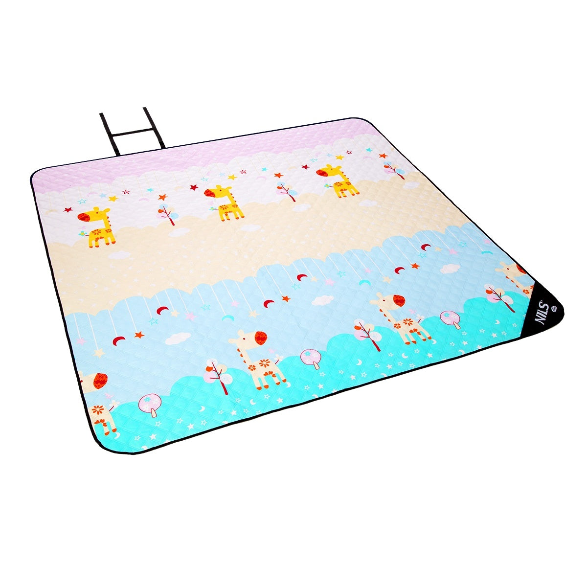 Giraffe Picnic Blanket, 195x200 cm, Waterproof