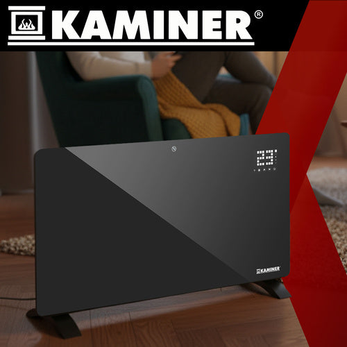 Glass Electric Heater, 2500W, WiFi & Remote Control