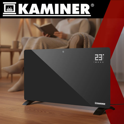 Glass Electric Heater, 2500W, WiFi & Remote Control