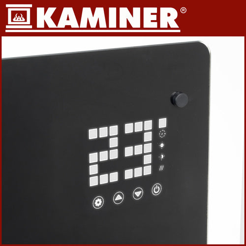 Glass Electric Heater, 2500W, WiFi & Remote Control