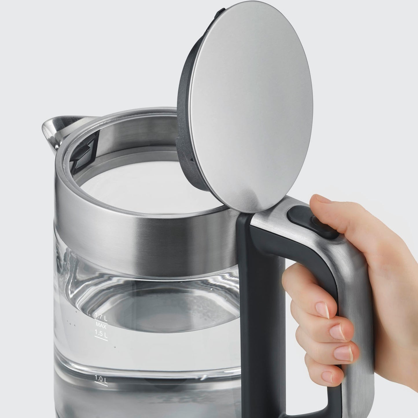 Glass Electric Kettle, 1.7L, 2200W, Fast Boil
