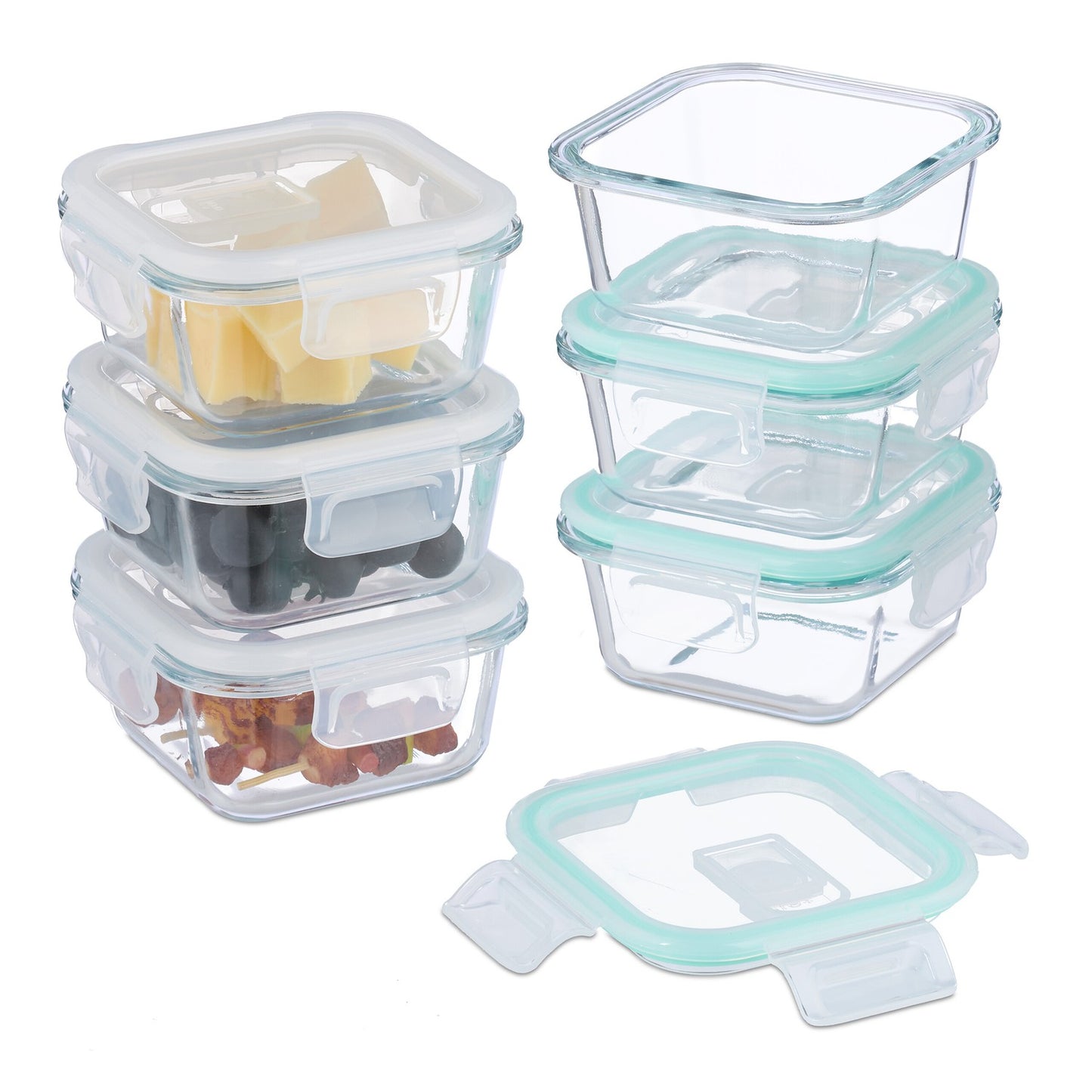 Glass Food Storage Containers with Airtight Lids