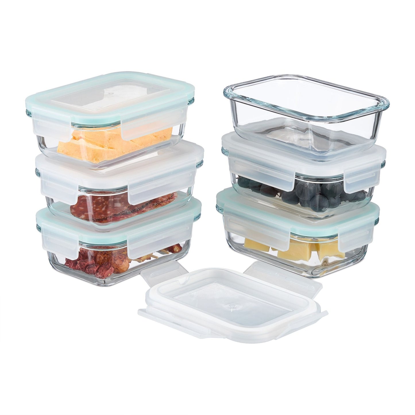 Glass Food Storage Containers with Airtight Lids