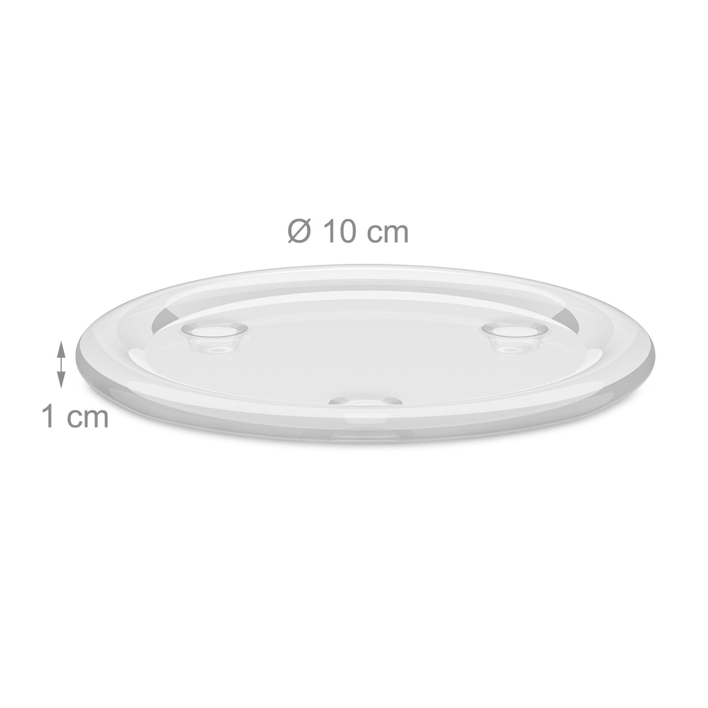 Glass candlesticks, 12 pcs