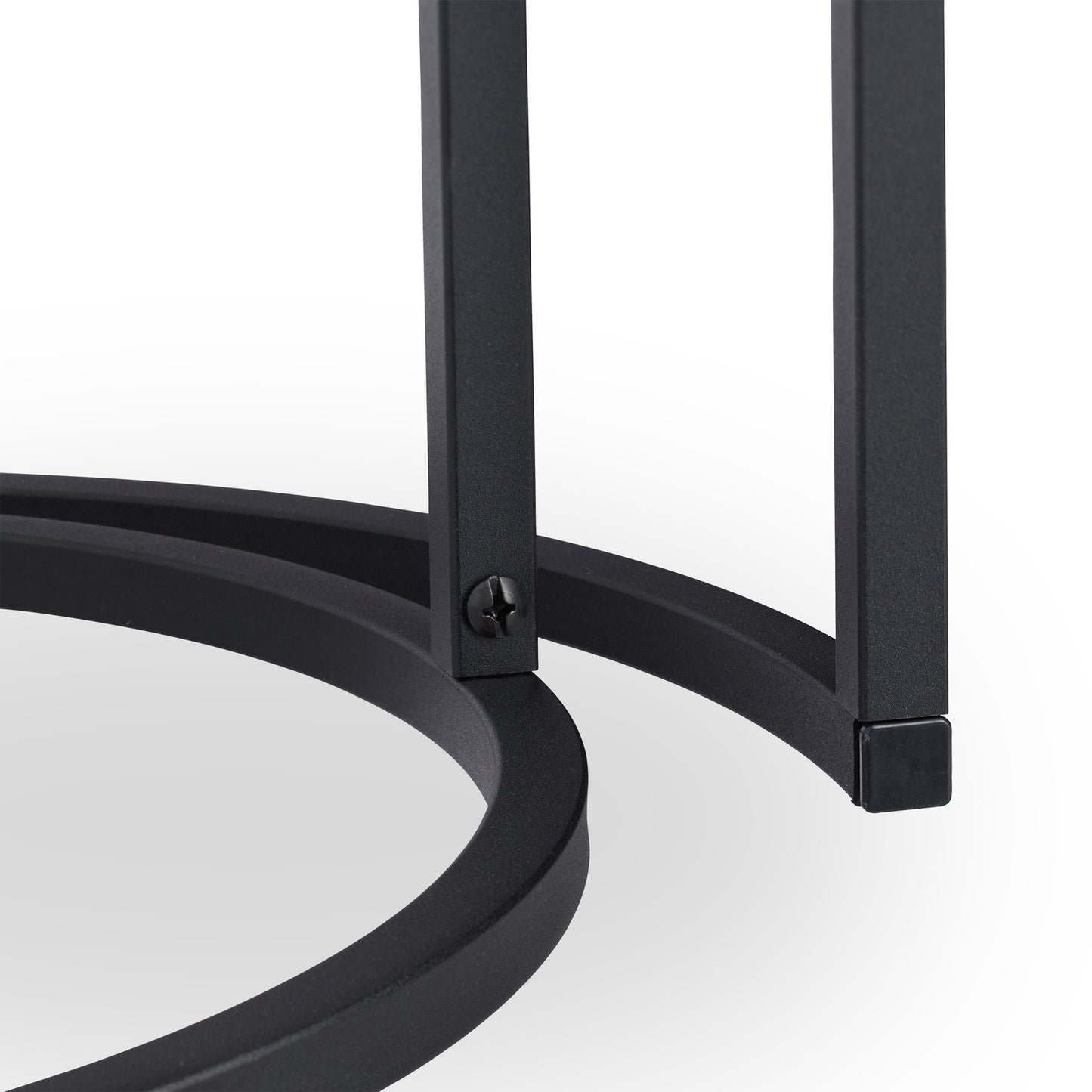 Glass coffee table set of 2