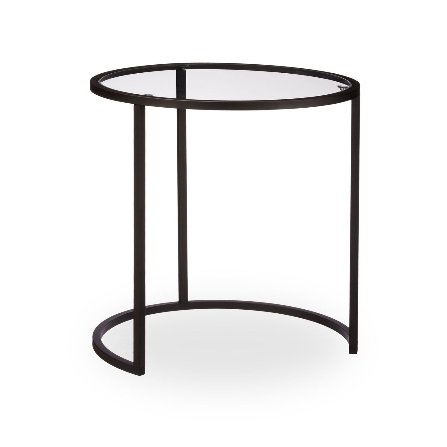 Glass coffee table set of 2