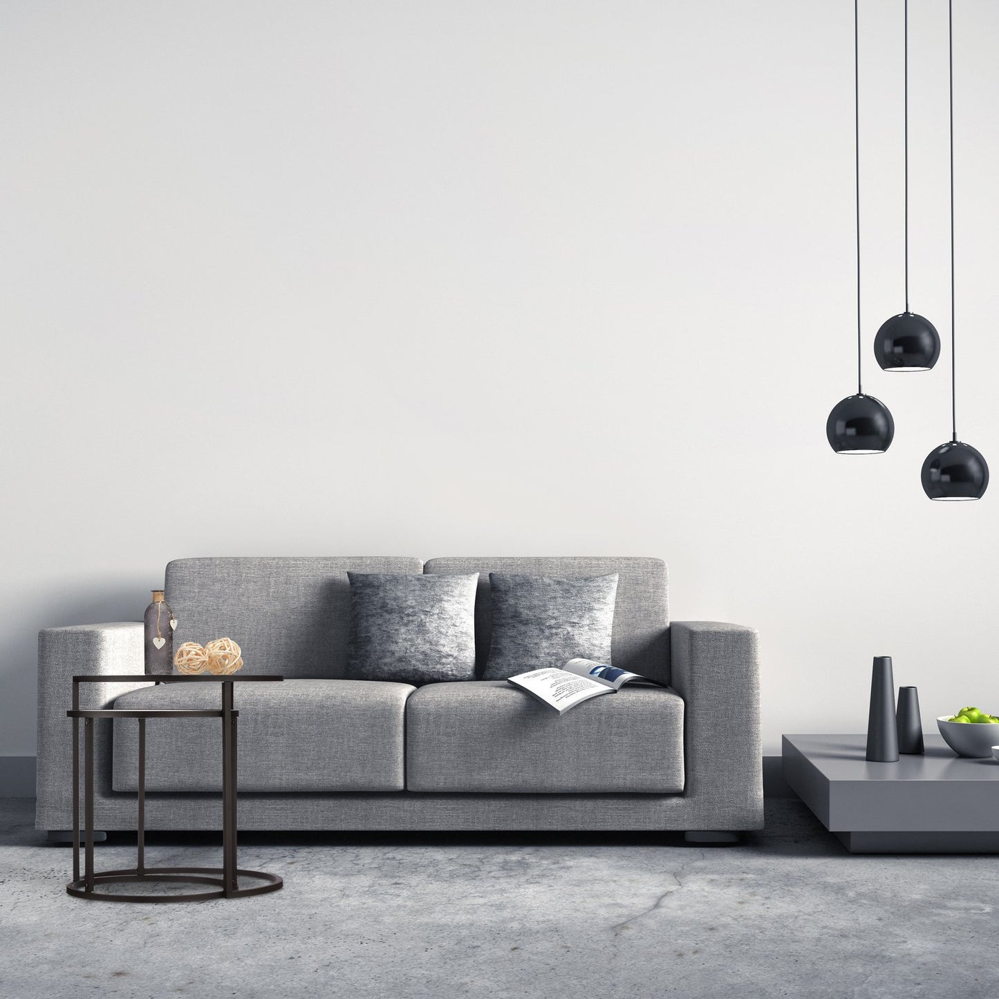 Glass coffee table set of 2