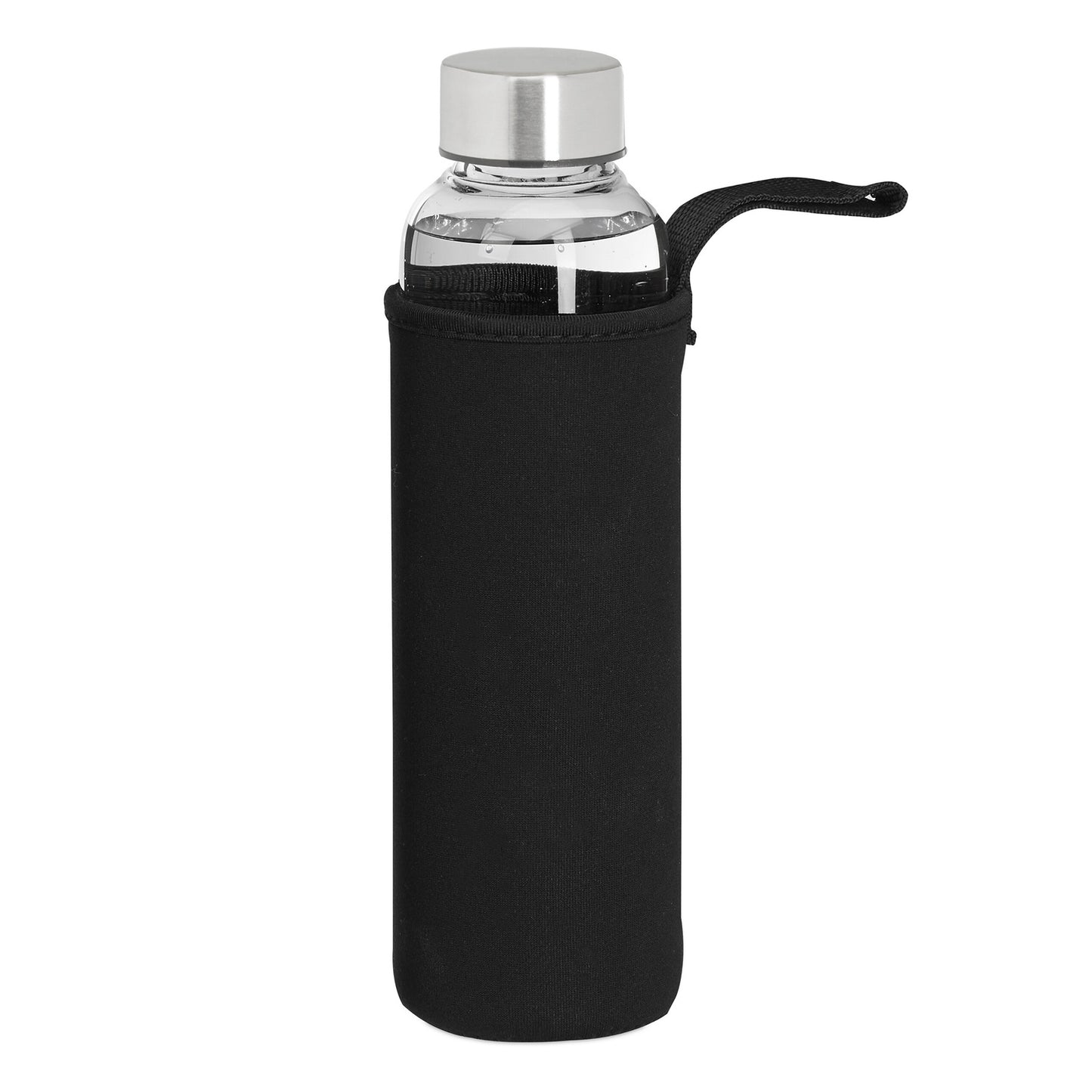 Glass drink bottles - set of 8