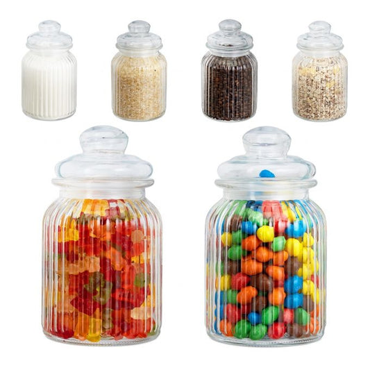 Glass jars 6-pack 1,000 ml