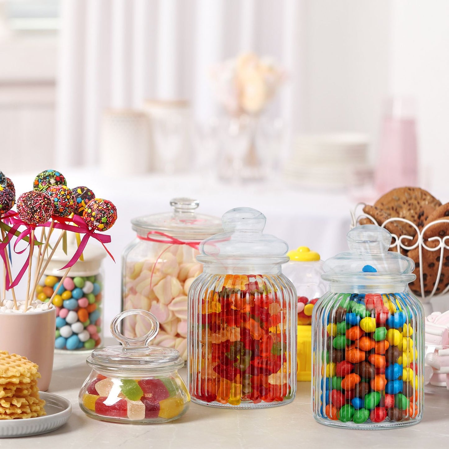 Glass jars 6-pack 1,000 ml