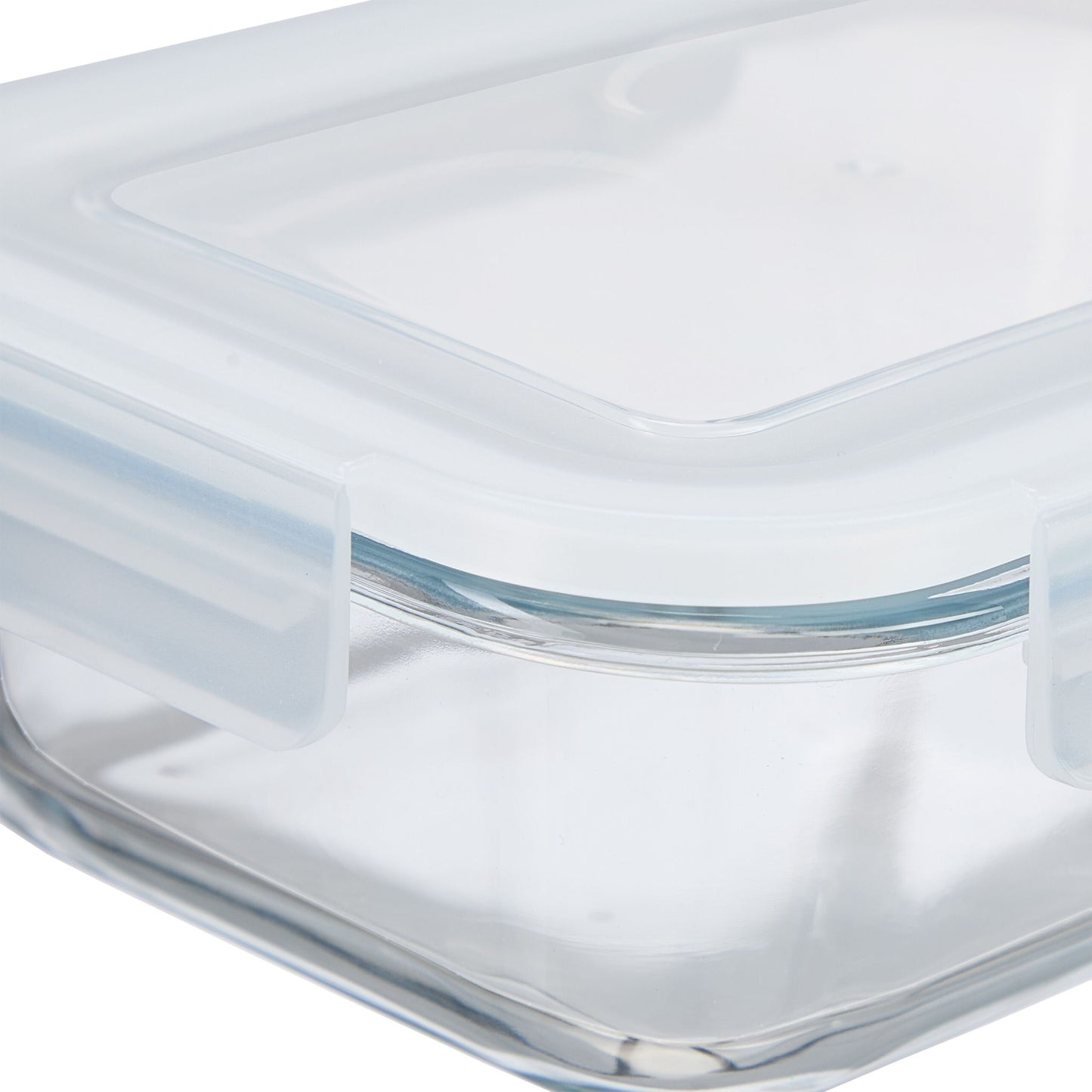 Glass jars with lids in a set