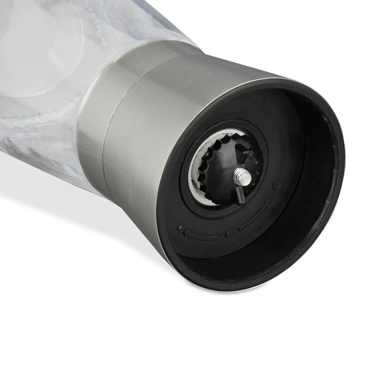 Glass salt and pepper mill