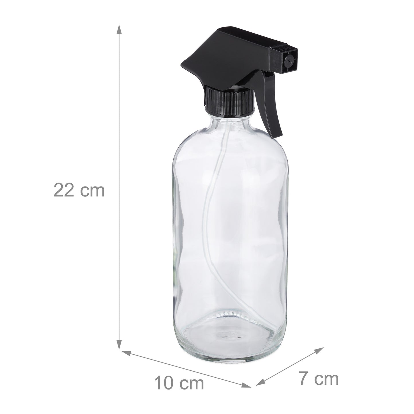Glass spray bottle, set of 2