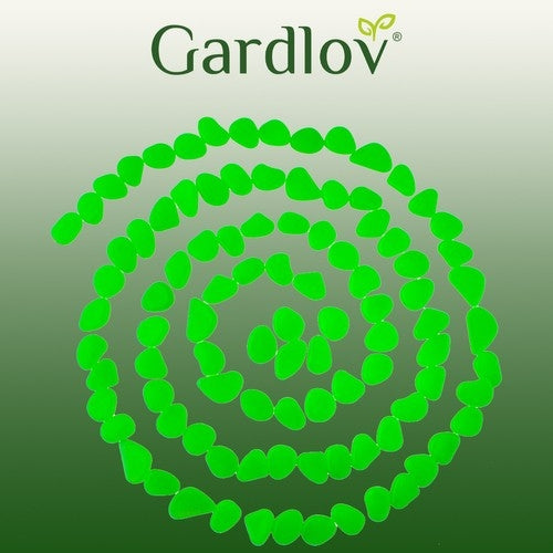 Glowing stones - 100pcs green set