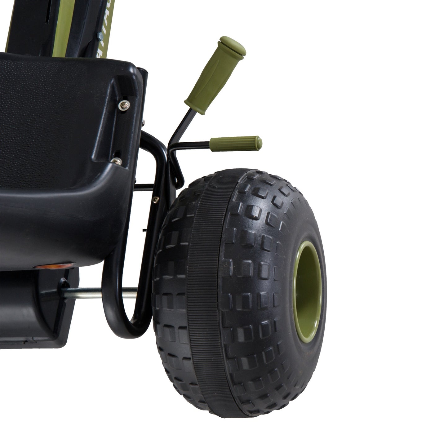Pedal Go-Kart for Kids, Handbrake, Green, Outdoor Fun
